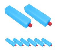 HEMOTON 8 Pezzi Contenitori Piccoli per Freezer Funzione di Lasting Cold Storage, Compatto e Portatile, per Festa Estiva e Pranzo Esterno Dimensioni 16.50x4.00x3.80cm