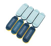 HEMOTON 8 Pezzi Gancio Organizer Cavi Adesivo in ABS, senza Foratura | Gestione Versatile dei Cavi, per Telefono e USB, Superficie Liscia, Risparmia Spazio su Scrivania e Parete