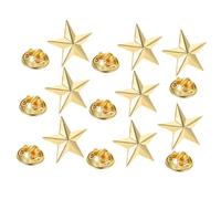 HEMOTON 8 Pezzi Spille a Forma di Stella Cinque Punte Decorazioni per Abiti Borse e Cappelli Accessori Moda Unisex per Giacche Maglioni e Borse