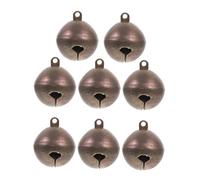HEMOTON 8pezzi Campanellini in Rame Per Collare Campanello Piccolo Decorativo Ciondolo Per Animali Domestici Pendenza Campanello Sospensione Integrato