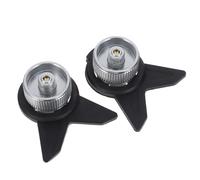 HEMOTON Adattatore per Fornello da Campeggio a Propano 2 Pezzi Supporto, Convertitore da Baionetta a Filettato per Bombola di Carburante, Accessorio per Cucina all’Aperto e Griglie