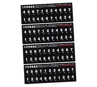 HEMOTON Adesivi Per Tastiera 4 Toppe Autoadesive Per Lapprendimento