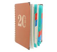 HEMOTON Agenda 2027 a Spirale Marrone, Copertina Rigida, Pagine Spesse | Gestione Efficiente delle Attività, Copertura Annuale Completa, Formato Tascabile, Sezioni Colorate per Studenti e Insegnanti