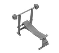 HEMOTON Attrezzatura da Allenamento Miniature per Casa delle Diy con Manubri e Panca per Esercizi Accessori per Decorare Spazi e Ufficio