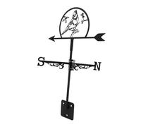 HEMOTON Banderuola in Battuto Banderuole per Esterni in Metallo Decorazione da Segnavento Indicatore Direzione del Vento Paletto da per