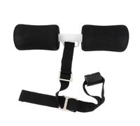 HEMOTON Barra per Sit Up da Letto Regolabile, Addominali e Supporto Fitness | Acciaio, Schiuma e Nylon, Struttura a T Cinghie e Fibbie, Uso Indoor per Principianti