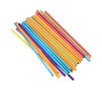 HEMOTON Bastoncini Musicali Educativi in Legno Duro Naturale Colorati, Set da 100 Pezzi, Accessori per Strumenti a Percussione, Strumenti Didattici per Sviluppo Ritmico e Creativo