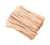HEMOTON Bastoncini Per Ceretta 100 Pezzi 88mm Spatole in Legno di Betulla con Punta per Depilazione Viso e Naso - Applicatori Professionali di Cera a Caldo per Sopracciglia e Peli