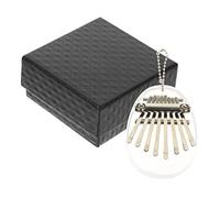 HEMOTON Bellissimo Kalimba in Acrilico Piccolo Pianoforte A Pollice A 8 Toni Comodo Design Ad Arco Per Suonare Facilmente