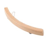 HEMOTON Blocchi di Legno per Percussioni in Rovere Khaki con Supporto Metallico, Blocco Sonoro per Rullante Ideale per Marching e Batteristi Avanzati