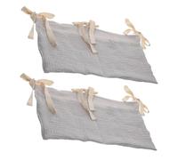 HEMOTON Borsa Organizer Universale Per Passeggino Doppia Tasca Per Pannolini Portaoggetti Da Appendere in Cotone Organizer Per Culla