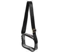 HEMOTON Borsa Tracolla Donna Trasparente, Borsello a Tracolla in Pvc e Tessuto Nero, Facile da Riporre, Impedisce la Caduta degli Oggetti, per Viaggio e Lavoro All'aperto