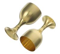 HEMOTON Calice in Lega di Rame Color Oro, Resistente e Robusto, Coppa Ornamentale per Offerte e Preghiere, Stile Raffinato per Pratiche Buddiste
