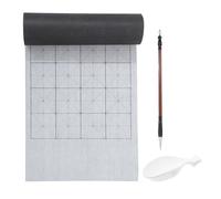 HEMOTON Calligraphy Cloth con Pennello e Panno Riutilizzabile in Materiale plastico e Non Tessuto, Kit Completo per Principianti e Pratica a casa