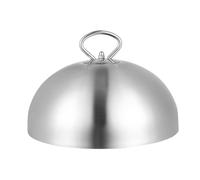 Hemoton - Campana da cucina in acciaio inox teppanyaki, coperchio per bistecche e hamburger, cupola di fusione, coperchio per formaggio, per cheesburger