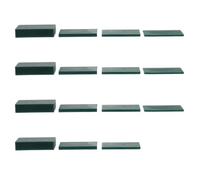 HEMOTON Cera per Modellazione Gioielli 15 Pezzi Verde Fogli per Intaglio Preciso Stampi e Fusione per Progetti Creativi di Artigiani e Hobbisti