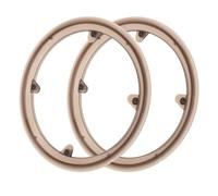 HEMOTON Chainwheel Protective Cover 2 Pezzi in Plastico, Paracatena con Montaggio a 4 Fori e Design Stile per Protezione Catena Mountain Bike in Escursioni e Percorsi
