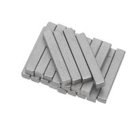 HEMOTON Chiave Parallela Argento in Acciaio Inossidabile 20 Pezzi Chiave Standard Rettangolare per Macchina Utensile e Puleggia Motore Segatrice da Banco , Manutenzione Meccanica