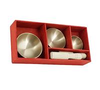 HEMOTON Ciotola Tibetana Pure Sound Strumento Per Meditazione E Yoga Mini Set Di Ciotole Tibetane Per La Pratica Spirituale Chakra Gong
