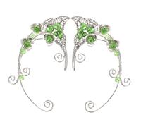 HEMOTON Complementi di Orecchini da Fata Clip Orecchie da Fata Avvolgenti Accessori per Orecchini Non Piercing per Ragazze Adolescenti Ear Cuff Completo per Costumi