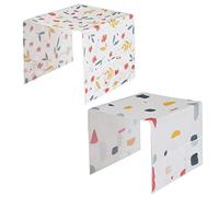 HEMOTON Coperchi Superiori per Lavasciuga 2 Pezzi con Tasche Borse Coperchio Antipolvere per Frigorifero Coperchio Superiore per Lavatrice Coperture Anteriori Arredamento