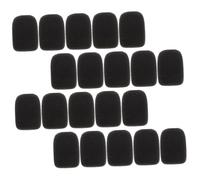 HEMOTON Copertura Microfono in Spugna per Microfoni Portatili 24 Pezzi, Parabrezza Antivento Miglioramento Qualità Audio e Chiarezza della Voce, per Streaming e Registrazione