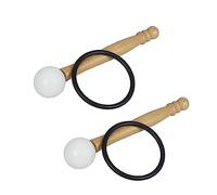 HEMOTON Coppia Di Bacchette Per Campane Tibetane Ergonomiche E Leggere Con Finitura Liscia Per Suonare Le Campane Tibetane Durante La Meditazione E La Musicoterapia