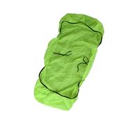 HEMOTON Copri Pioggia per Borsa Bici Posteriore Elastico, Nylon PVC | Copertura Sottile Verde Chiaro, Pieghevole e Resistente al Vento, per Pioggia Durante la Guida