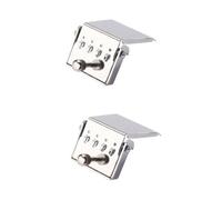 HEMOTON Cordiera Banjo A 8 Corde Lucidalabbra Banjo Cordiera Per Chitarra Microfono Prop Banjo Nuova Costruzione Banjo Parti Vintage Accessori Bling Coda Ascensore Accessori In Argento