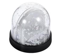 HEMOTON Cornice per Foto Globo di Neve in Plastico Argento per Progetto DIY, Promuove creatività e Abilità Manuali, Regalo e Famiglia
