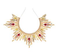 HEMOTON Corona da Sposa Elegante con Gioielli Fascia da Donna per Cerimonia e Addio Nubilato Accessorio Capelli Resistente e Raffinato per Matrimoni Compleanni e Cosplay