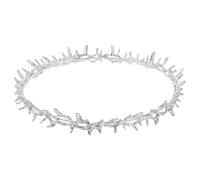 HEMOTON Corona di Spine in Metallo Argento Unisex per Party e Renaissance Fair, Accessorio per Chioma Resistente dal Design Unico per Uomo e Donna
