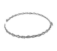 HEMOTON Corona Gotica Vintage con Spine, Strass e Misura Regolabile | Matrimoni e Cosplay, Lega Argentata, Design Medievale, Finitura Antica, Accessorio per Travestimenti