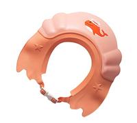 HEMOTON Cuffia da Doccia per Ragazzo Ragazza Regolabile in Plastica Rosa Design Adorabile e Portatile, Cappello per Shampoo Anti-reflusso, Comoda Protezione per Ragazzo e Ragazza