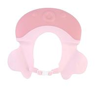 HEMOTON Cuffia Per Shampoo Resistente e Funzionale Design Animato Protegge Gli Occhi Da Liquido Detergente Regolabile Per Capelli Rosa
