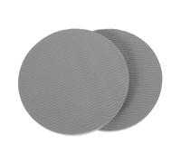 HEMOTON Cuscinetti per Yoga Antiscivolo in Tpe, Tappetini Protettivi per Ginocchia e Gomiti, Set 2 Pezzi 17cm X 15mm, Imbottitura Morbida per Allenamento Fitness e Ginnastica a Casa