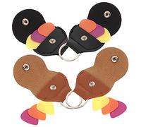 HEMOTON Custodia Per Plettri Per Chitarra Borsa Per Plettri Per Chitarra Clip Per Accordatura Chitarra Borsa Portatile Per Riporre I Pezzi Di Chitarra