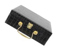 HEMOTON Custodia Porta Sigari da Viaggio in Legno con Design Vintage Chiusura Ribalta Rivestimento Interno EVA Protezione Antipolvere e Manico Portatile per Conservare e Mantenere Freschi