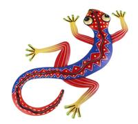 HEMOTON Decorazione da Parete Gecko in Ferro, Wall Hanging Pendant, Rosso, Facile da Installare, Bordi Lisci, per Club e Camere da Letto, per Amici Amanti delle Lucertole e Famiglia