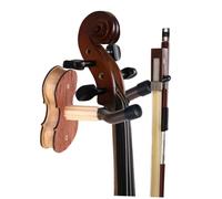 HEMOTON Dedo Supporto Muro per Violino in Sostegno Protettivo con Base in Legno per Casa e Studio Facile da Installare Organizer Salvaspazio per Violino