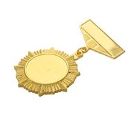 HEMOTON Distintivo in Lega di Zinco, Spilla da Bavero Decorativa e Medaglia Premio per Festa, Accessorio Leggero Multiuso per Onori e Raduni