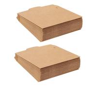 HEMOTON Eleganti Buste Porta Cd in Carta Kraft 100 Mini Sacchetti Di Carta Buste Per La Conservazione Di Cd/dvd Confezioni Sfuse Per Casa E Ufficio Eleganti Per Inviti