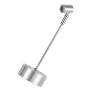 HEMOTON Faretto LED 1W per Vetrina e Interni, Materiale Alluminio Argento, Alimentazione 3 Batterie AAA, Illuminazione per Cameretta e Vetrinetta Colore Casuale Stili multipli