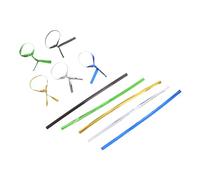 HEMOTON Fascette Metalliche Riutilizzabili per Panificazione 4000 Pezzi, Lacci Decorativi per Sacchetti di Pane e Caramelle, Filo Rivestito in Plastica 12 Cm per Imballaggio