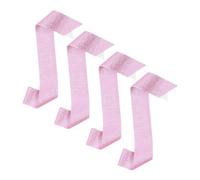 HEMOTON Fascia Glitterata Bianca - Confezione Da 4 Fascia Per Donna Accessorio Per Feste Perfetta Per Laurea Matrimonio Ballo Di Fine Anno Concorso Di Bellezza