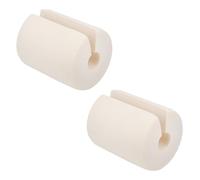 HEMOTON Fermaporta Cilindrico NBR 2 Pezzi Beige Antirumore Protegge Ingressi e Design alla Moda per Casa