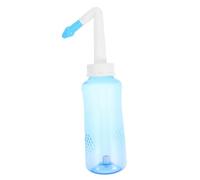 HEMOTON Flacone per Lavaggio dei Seni Nasali Pot 300 Ml, Risciacquo Nasale Manuale Portatile per Adulti e Bambini Valvola Regolabile, Irrigazione Nasale per Pulizia e Sollievo Quotidiano