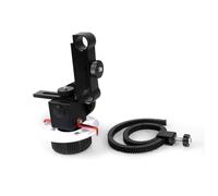 HEMOTON Follow Focus in Lega di Alluminio per Telecamera Ilcd, Kit Messa a Fuoco Continua con Cerchio per Videografi Professionisti e Amatori, Design Ammortizzante e Montaggio Rapido