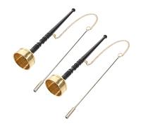 HEMOTON Forniture Per Cerimonie Buddiste - Strumento Per Il Tempio Con Utensile Rituale Dharma in Bronzo Lucido Liscio