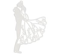 HEMOTON Fustella in Metallo per Matrimonio, Acciaio al Carbonio, Argento | Scrapbooking e Decorazioni Nuziali, Taglio Preciso per Forme Carine, Struttura Robusta e Resistente alla Rottura
